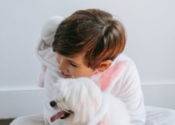 Kids with pets